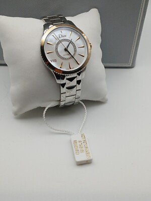 Christian Dior VIII Montaigne 18K Rose Gold Diamonds Watch