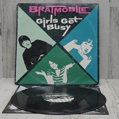 Bratmobile: 2002 1st Pressing Vinyl, GIRLS GET BUSY Rare