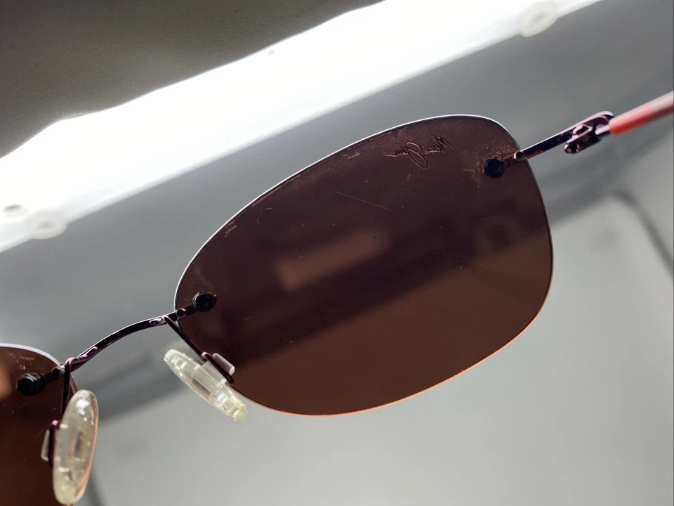 MAUI JIM NENE MJ 719-07 ROJO BORGOÑA CON ROSA MAUI POLARIZADO +H61 Foto 3 de 4