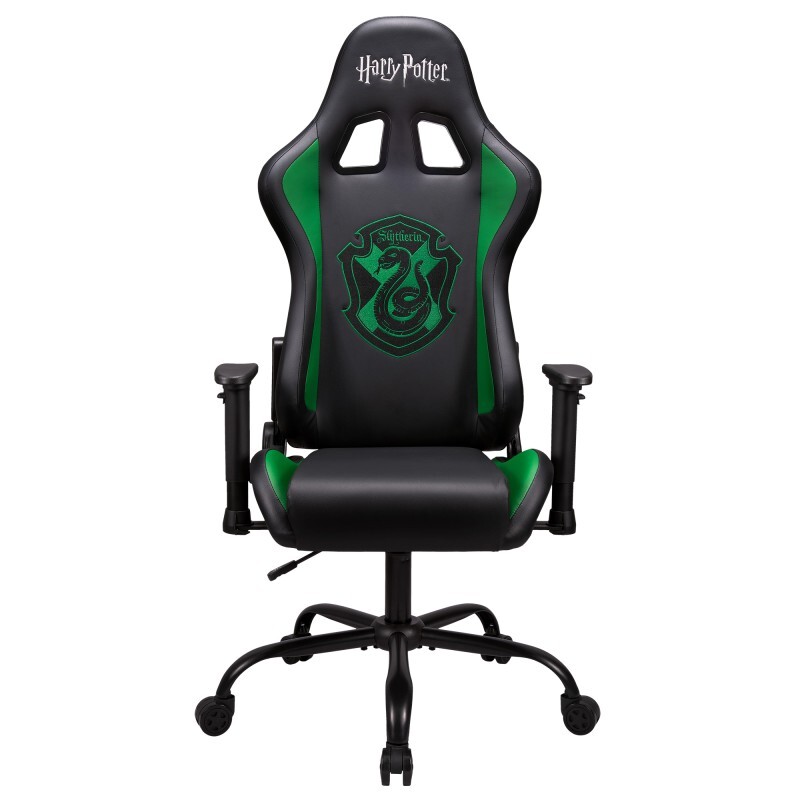 Chaise gaming Serpentard pour chambre d'ado et studio de jeu vidéo noir
