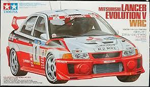 Tamiya 1/24 Model Kits Mitsubishi Lancer Evolution V WRC from