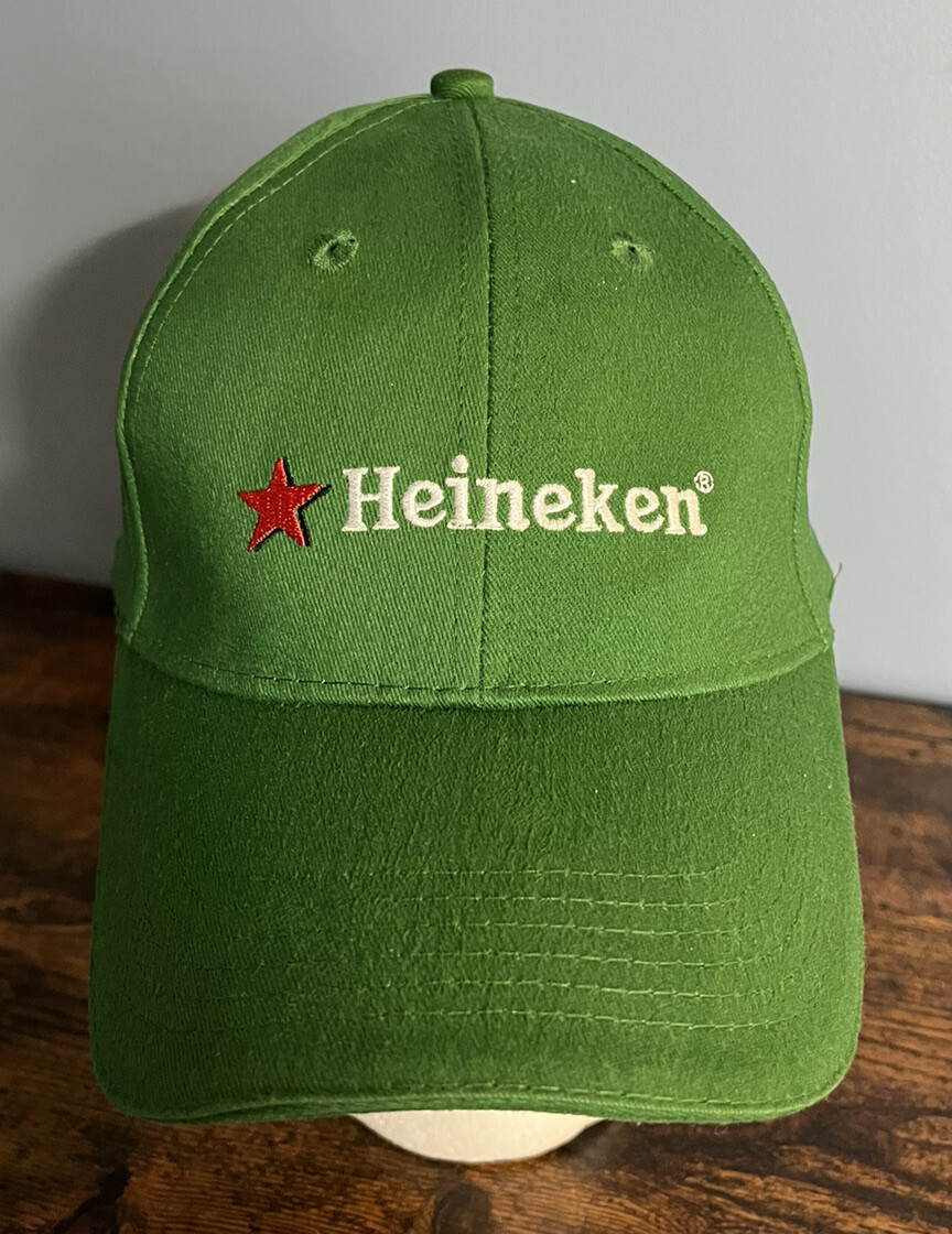 HEINEKEN Beer GREEN ADJUSTABLE BEER HAT By Acme Gem
