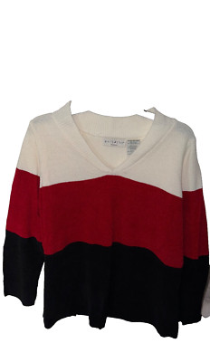 White Stag womans sweater plus size 2X (18W/20W) pullover v-neckline long sleeve