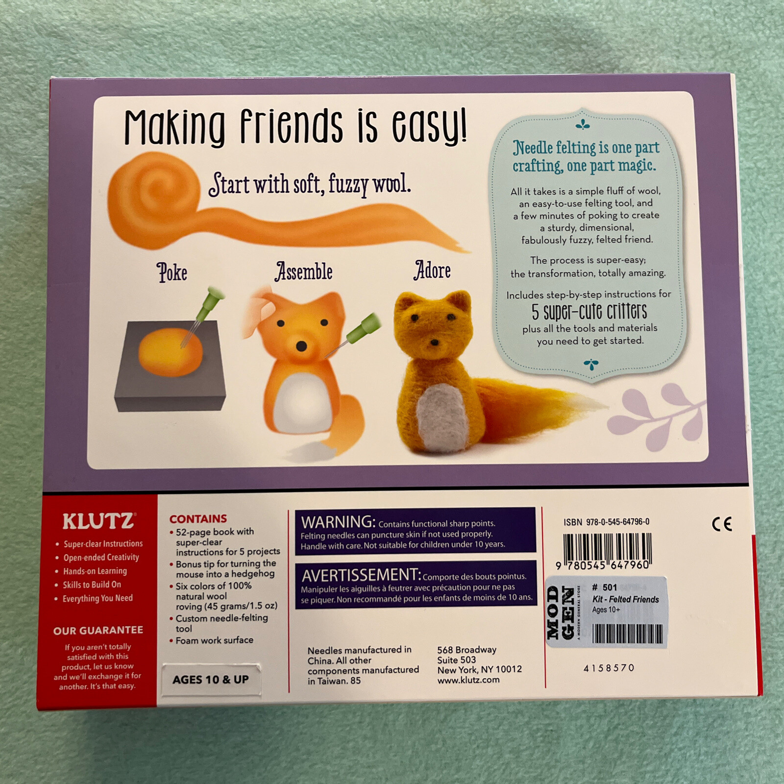 Felted+Friends+3A+Create+Your+Own+Soft2C+Fuzzy+Animals+by+Editors+of+Klutz+2820142C