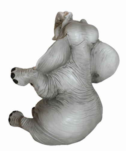 Deco Figura Elefante de Sentado Colección Castagna Resin H 21 CM - Imagen 4 de 6