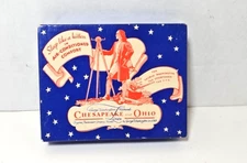 Vintage 1940s Chesapeake & Ohio Railway Sleep Like A Kitten Playing Cards Sealed