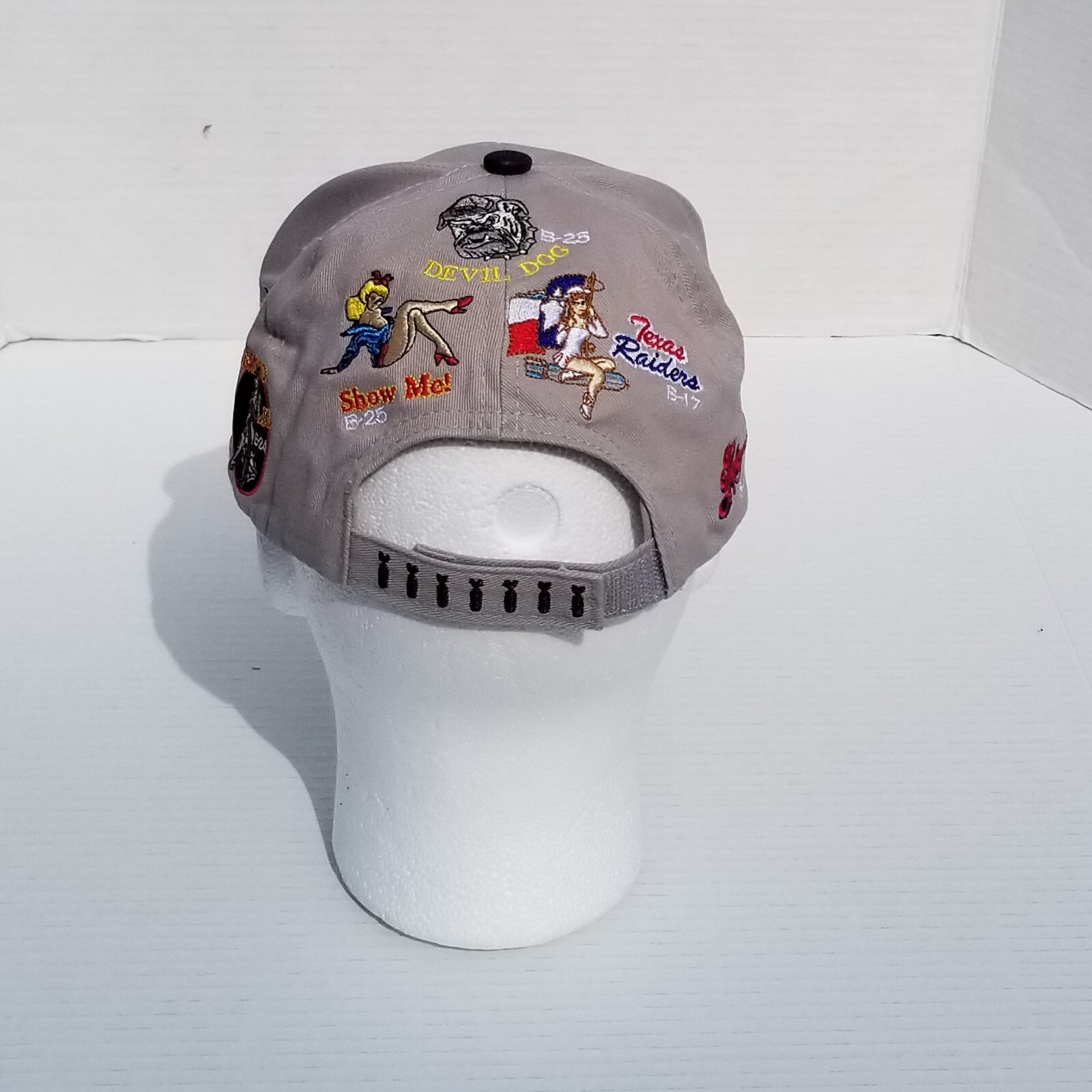 Air Force Ghost Squadron Hat Hook Loop Snapback B… - image 7