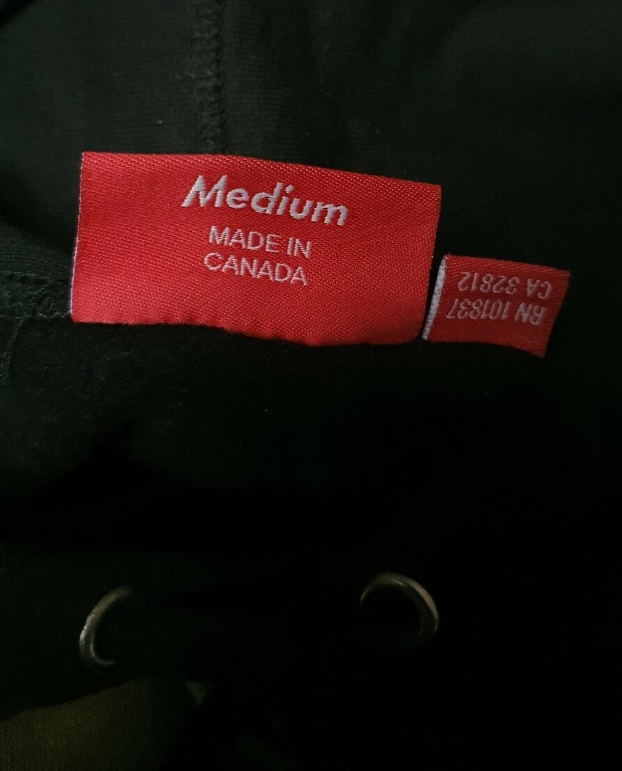 Felpa con cappuccio FW15 Supreme E.T M nera felpa con cappuccio film