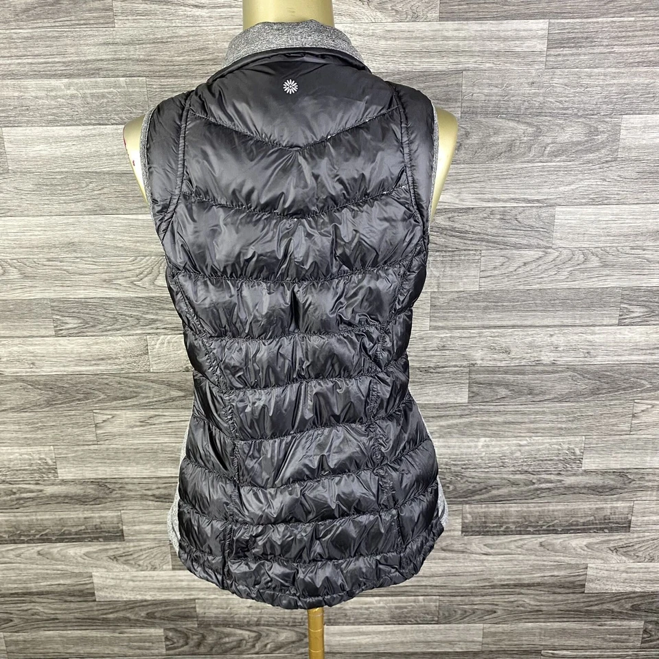 TANGERINE  Full Zip Up Collar Black Quilted Down Puffer Vest Women's Size Medium - Image 3 of 4