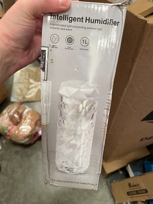 Intelligent Humidifier / Diffuser - Faux Crystal Color Changing