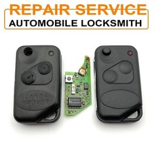 Land Rover Range Rover P38 2 Button Remote Key Refurbishment Battery Replacement