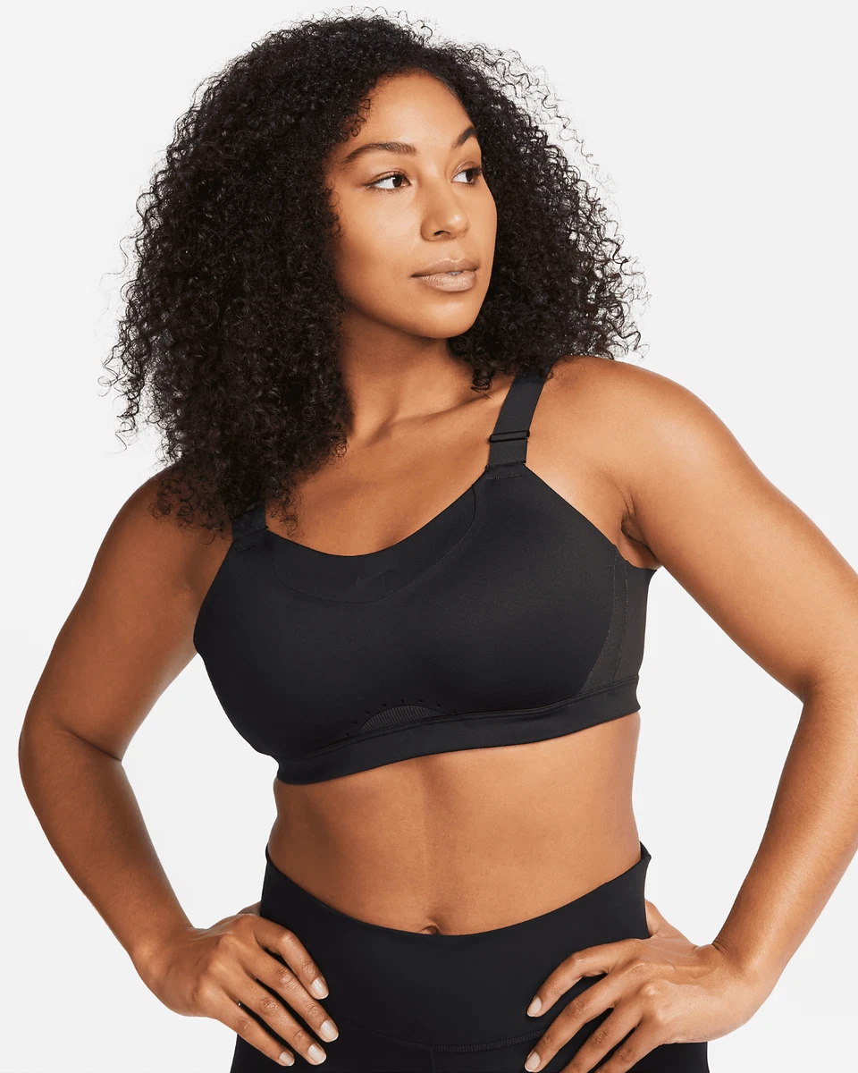 Nike Alpha Women's High-Support Padded Adjustable Sports Bra.