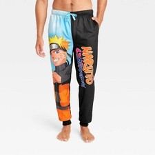 Naruto Shippuden Anime Graphic Pajama Joggers Loungewear NWT