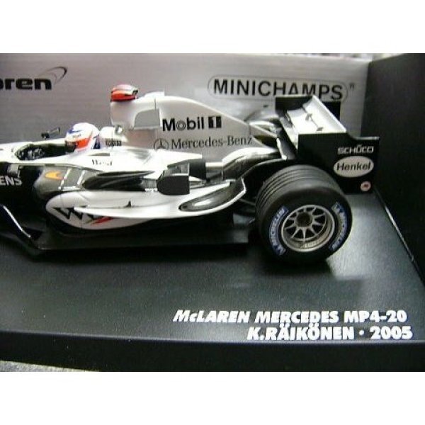 Museum Collection 1/18 McLaren MP4/20 WEST & JNW Decal for PMA