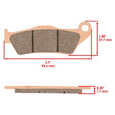 Caltric Brake Pads Replacement For KTM LC4 625 400 640 690 Enduro Models
