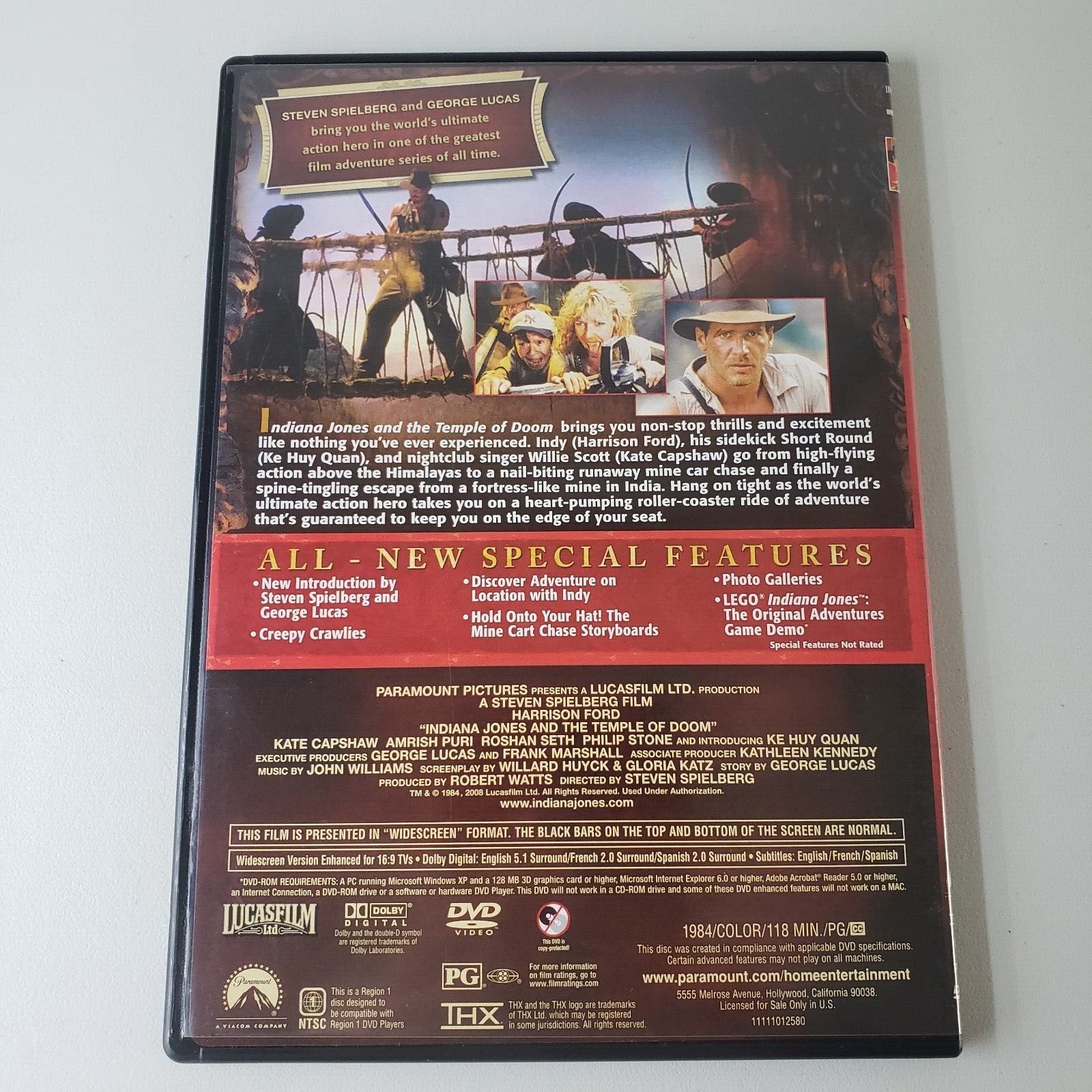 Indiana Jones - The Adventure Collection (DVD, 2008, 3-Disc Set,  Widescreen) for sale online