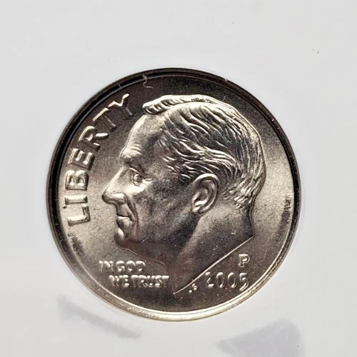 2005 P&D SMS Roosevelt Dimes NGC MS67 - Image 2 of 4