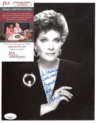 Polly Bergen Actress Singer Hand Signed Autograph 8x10 Photo with JSA COA