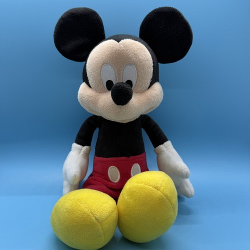 Original Disney Mickey Mouse 13 Zoll Plüsch The Disney Store ohne Etikett