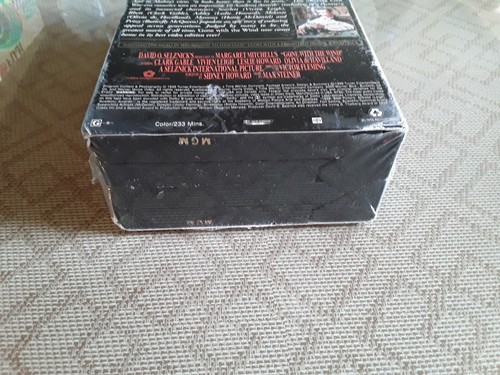 Gone With The Wind, 1998 New Old Stock VHS Tape, Warner Brothers 3-8 - Imagen 3 de 4