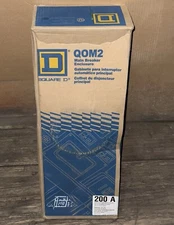 NEW Square D QOM2E2200NRB Outdoor Enclosure with QOM2200VH Breaker, 200A, 2 Pole