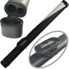 CUESOUL 1x1 Hard Pool Cue Case Hold 1 Butt 1 Shaft Billiard Cue Canister