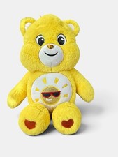 Care Bears 10" FUNSHINE BEAR 2020 Super Soft Plush Stuffed Bear-Pre-Owned