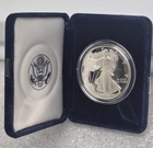 1996-P $1 AMERICAN 1 Oz. SILVER PROOF AMERICAN EAGLE w/OGP & COA