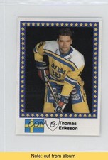1989 Semic Hockey World Championship Stickers Thomas Eriksson #12 READ 02ro