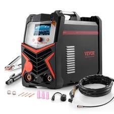 TIG Welder, 225A 6-In-1 Aluminum Welding Machine (Large LED Display)- AC TIG/DC