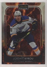 2021-22 O-Pee-Chee Platinum Hot Magma 308/499 Jordan Kyrou #151 z6b