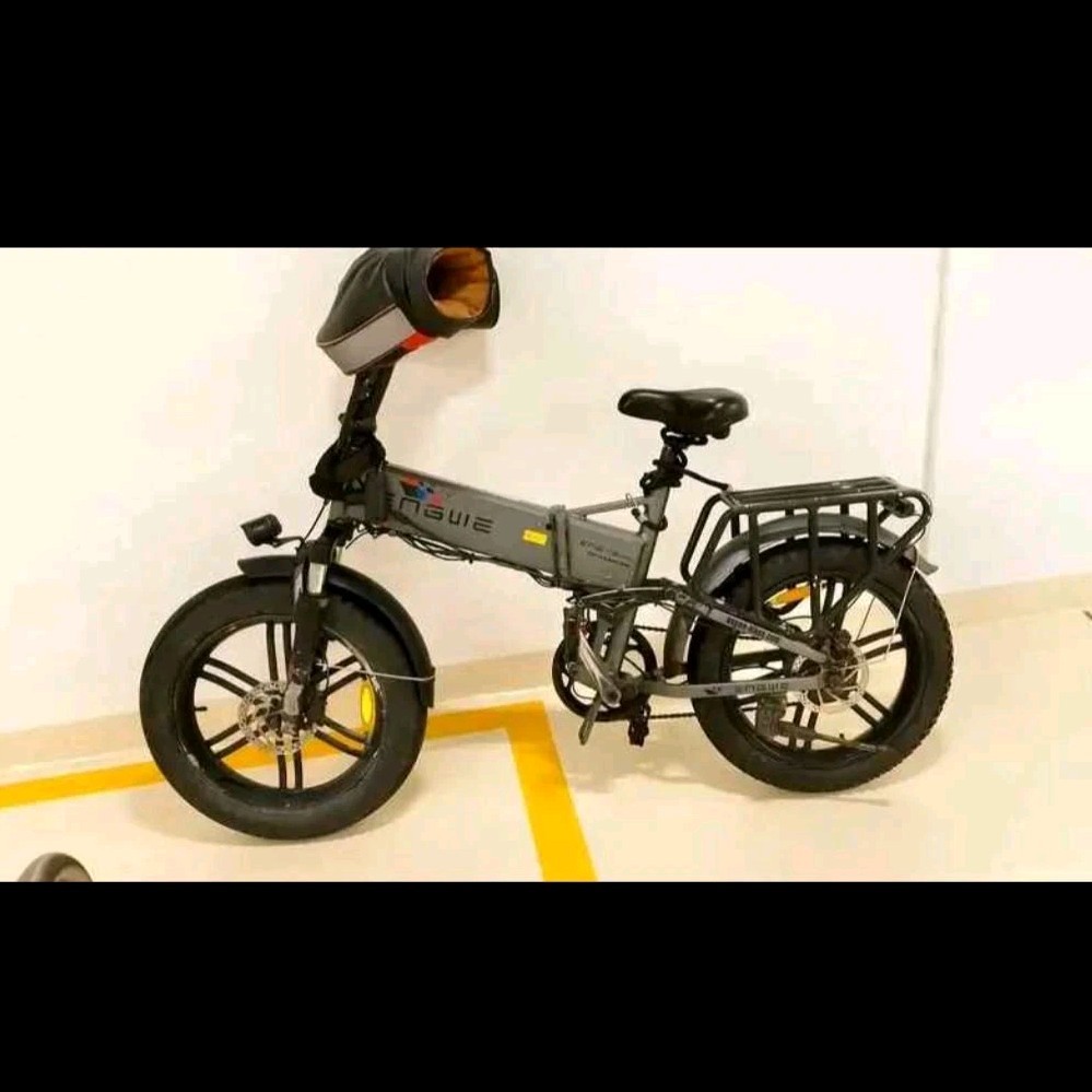 Mingjie Bicicletta pieghevole  unisex adulto pieghevole grigio/nero