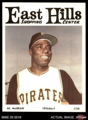 1966 East Hills Shopping Center #34 Al McBean Pirates 5 - EX