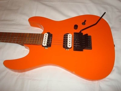 Dean MD24 Floyd Electric Guitar, Roasted Maple Fingerboard Vintage Orange