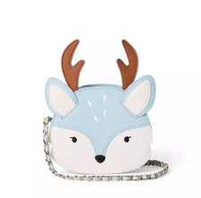 Janie And Jack The Reindeer Purse Cream And Sugar Color, New WT