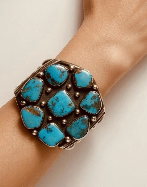 Bisbee Turquoise In Native American Bracelets for sale | eBay