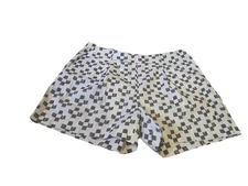 Madewell patterned chino shorts size 4, black and white old money grandma core 