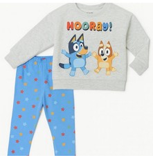Bluey Hooray Pajama Set girl 2T
