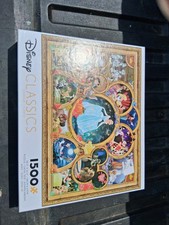 Disney Classics 1500 Piece Puzzle Complete 31.5X24 Great Condition