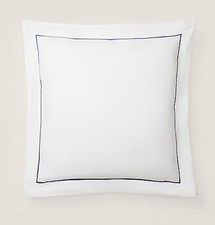 Ralph Lauren Home Organic CTN Palmer Euro Shams 26x26 Parchment  New 