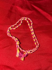 NEW BOHO BRAID THREAD FRIENDSHIP BRACELET KNOT NEON PINK YELLOW MAROON PINK NIP