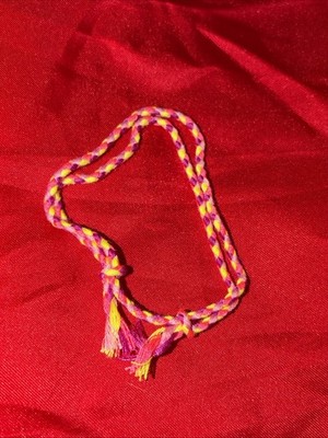 NEW BOHO BRAID THREAD FRIENDSHIP BRACELET KNOT NEON PINK&YELLOW MAROON PINK NIP