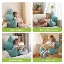 Reading Pillow Kids Back Rest Lumbar Support Arm Seat Cushion Lounger Support US