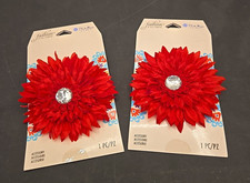 Blue Moon Wearable Art Oversized Red Flower