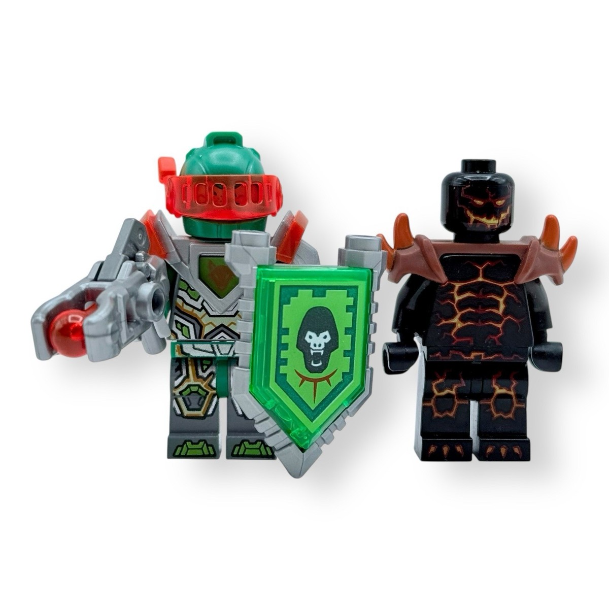 アロン・フレニックス・ドロックス「マグマ大使」登場（マーミット）３体セット LEGO NEXO KNIGHTS Moltor's Lava Smasher Minifigures Lava Smasher