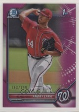 2022 Bowman Chrome Prospects Fuchsia Refractor /199 Andry Lara #BCP-70 0eo6