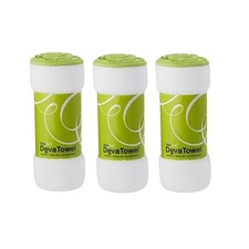 Deva Curl Deva Curl Microfiber Towel Pack of 3 pcs, White