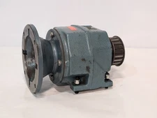 Boston Gear In-Line Helical Speed Reducer Gearbox, C-Face and Belt Pulley
