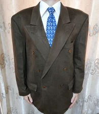 Vintage Hugo Boss cloth Loro Piana 100% pure cashmere classic db blazer 44R