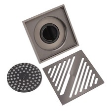 New Square Shower Floor Drain Extra Thick Stainless Steel Bathroom Floor Drain